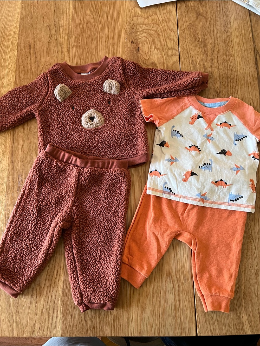 Baby Boy 3-6M Outfit Bundle Carter’s Cat & Jack Bear Dino 4 Piece Set